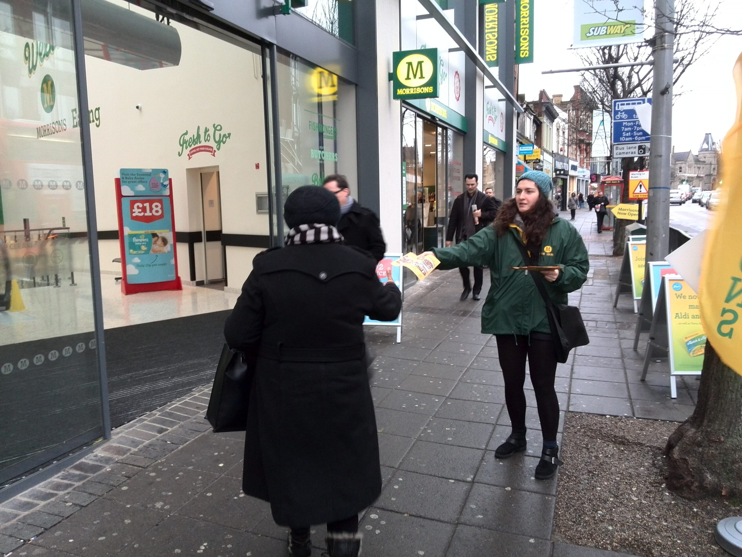 Staffing Agency Street Leafleting
